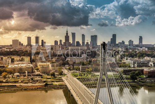 Warszawa – rzut okiem na stolicę
 Fototapety do Biura Fototapeta