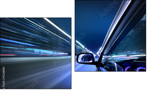 Nocna jazda samochodem – czas na refleksję
 - Obraz dwuczęściowy, Dyptyk