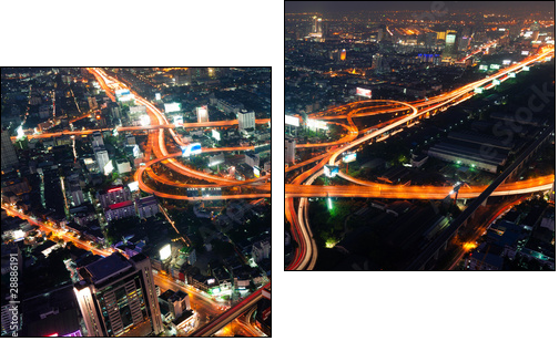 Jedna noc w Bangkoku
 - Obraz dwuczęściowy, Dyptyk