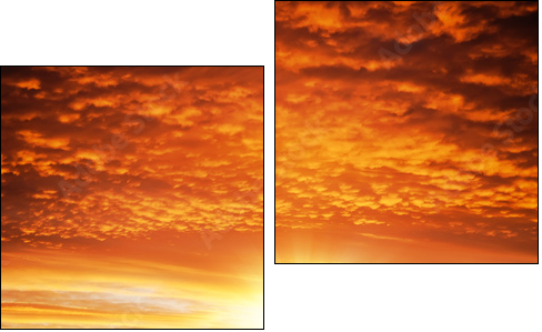 Pociąg do słońca – symboliczne tory
 - Obraz dwuczęściowy, Dyptyk