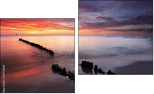 Morze o wschodzie słońca – bałtycki kalejdoskop
 - Obraz dwuczęściowy, Dyptyk