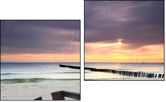 Plaża o poranku – portret medytacji w słońcu
 - Obraz dwuczęściowy, Dyptyk