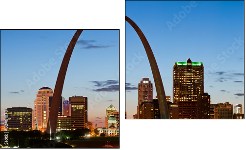 St. Louis – łuk triumfu miasta
 - Obraz dwuczęściowy, Dyptyk