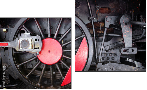 Koło lokomotywy – historia kolei jak malowana
 - Obraz dwuczęściowy, Dyptyk