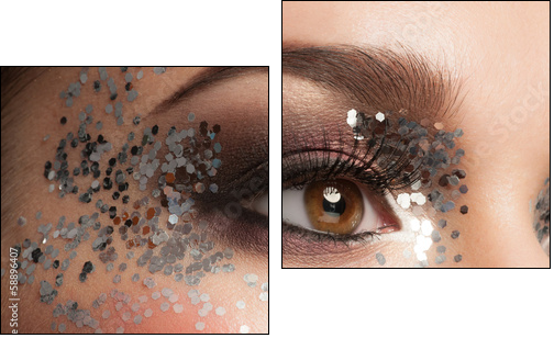 Eye Makeup  - Obraz dwuczęściowy, Dyptyk