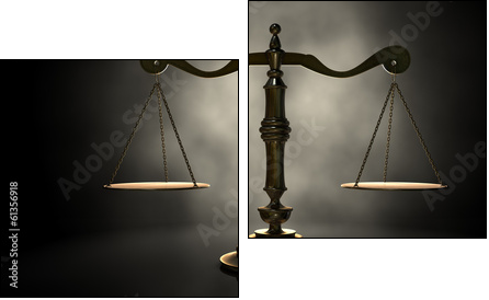Scales Of Justice  - Obraz dwuczęściowy, Dyptyk