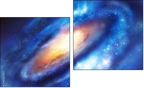 Galaxy System  - Obraz dwuczęściowy, Dyptyk
