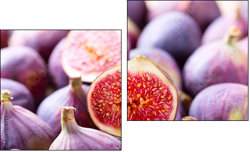 fresh figs  - Obraz dwuczęściowy, Dyptyk