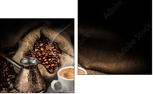 coffee  - Obraz dwuczęściowy, Dyptyk