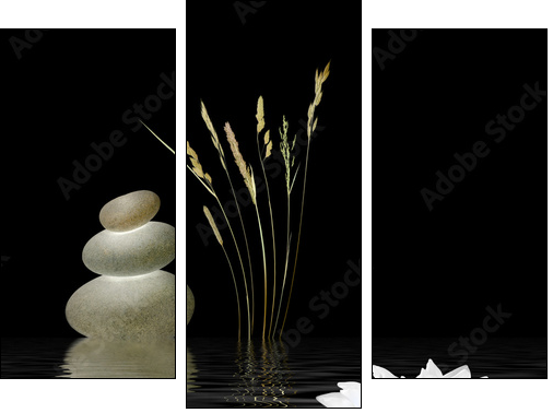 Zen Symbols  - Obraz trzyczęściowy, Tryptyk