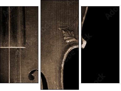 Zabytkowe skrzypce
 - Obraz trzyczęściowy, Tryptyk