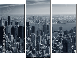 Stalowy Nowy York – szeroka panorama
 - Obraz trzyczęściowy, Tryptyk