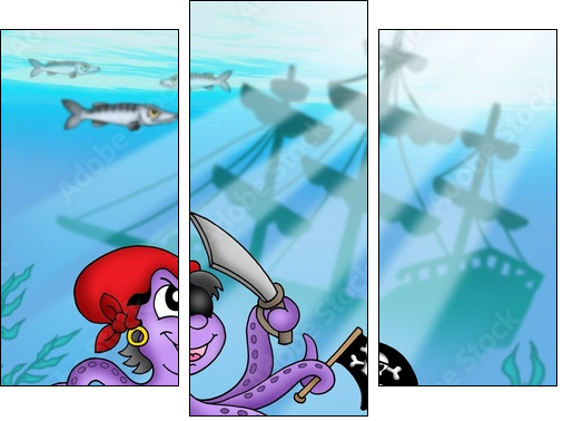 Ośmiornica – pirat: podwodne przygody w świecie wraków
 - Obraz trzyczęściowy, Tryptyk