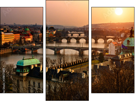 Romantyczne Czechy – Praga w słońcu
 - Obraz trzyczęściowy, Tryptyk