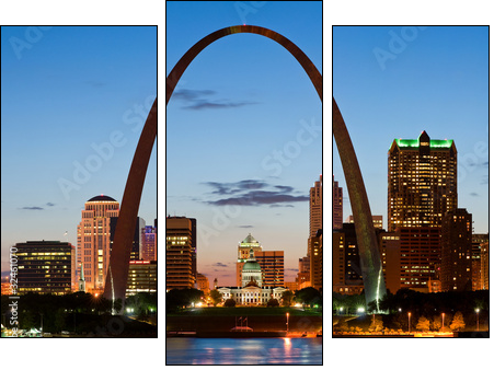 St. Louis – łuk triumfu miasta
 - Obraz trzyczęściowy, Tryptyk