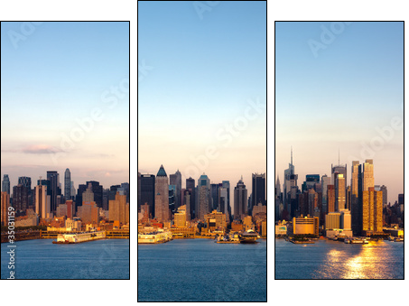 Nowy York – Stany na horyzoncie
 - Obraz trzyczęściowy, Tryptyk