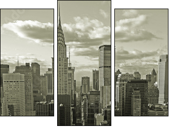 Monumentalny Manhattan
 - Obraz trzyczęściowy, Tryptyk