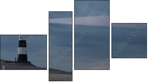 Latarnia morska – samotny punkt odniesienia
 - Obraz czteroczęściowy, Fortyk