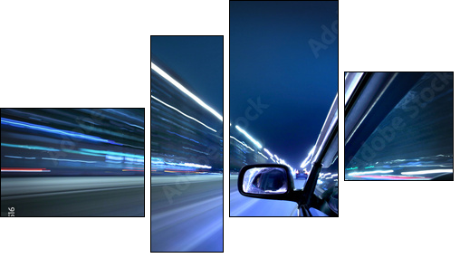 Nocna jazda samochodem – czas na refleksję
 - Obraz czteroczęściowy, Fortyk