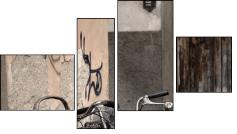 Toskania w starym stylu – romantyczne rowery
 - Obraz czteroczęściowy, Fortyk