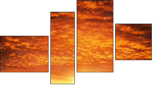 Pociąg do słońca – symboliczne tory
 - Obraz czteroczęściowy, Fortyk