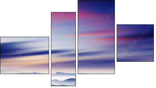 Kalejdoskop kolorów – górska widokówka
 - Obraz czteroczęściowy, Fortyk
