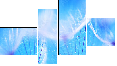 Niebieski dmuchawiec – ulotność natury
 - Obraz czteroczęściowy, Fortyk