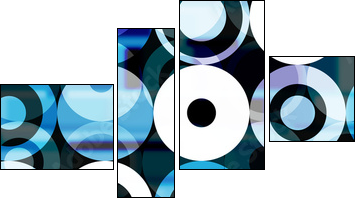 Koła i kółka – cykliczny błękit
 - Obraz czteroczęściowy, Fortyk