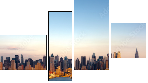 Nowy York – Stany na horyzoncie
 - Obraz czteroczęściowy, Fortyk