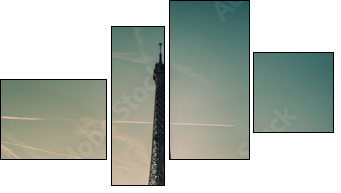 Wieża Eiffela – widokówka
 - Obraz czteroczęściowy, Fortyk