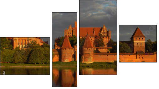 Marienburg  - Obraz czteroczęściowy, Fortyk