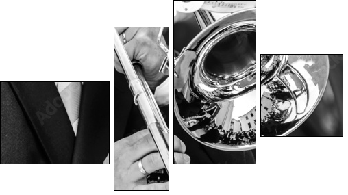 The Trumpeter  - Obraz czteroczęściowy, Fortyk