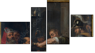 Antwerp - The Torture of Jesus by  Antoon de Bruyn  - Obraz czteroczęściowy, Fortyk