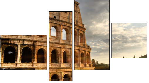 Koloseum – rzymskie wakacje non stop
 - Obraz czteroczęściowy, Fortyk