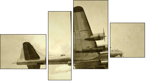 Amerykański bombowiec 
 - Obraz czteroczęściowy, Fortyk