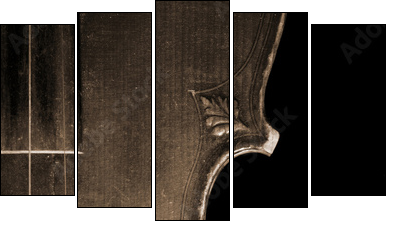 Zabytkowe skrzypce
 - Obraz pięcioczęściowy, Pentaptyk