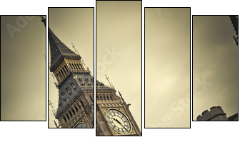 Sławny Big Ben
 - Obraz pięcioczęściowy, Pentaptyk