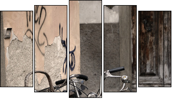 Toskania w starym stylu – romantyczne rowery
 - Obraz pięcioczęściowy, Pentaptyk