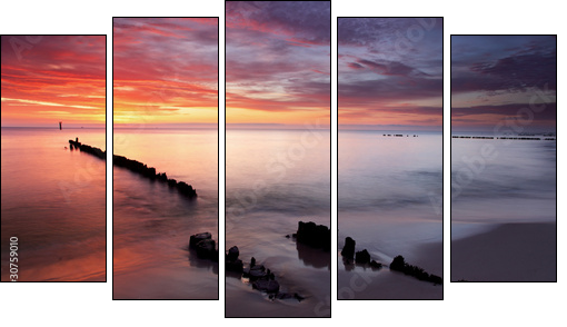 Morze o wschodzie słońca – bałtycki kalejdoskop
 - Obraz pięcioczęściowy, Pentaptyk
