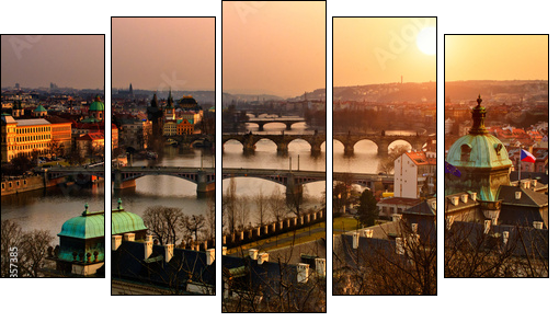 Romantyczne Czechy – Praga w słońcu
 - Obraz pięcioczęściowy, Pentaptyk