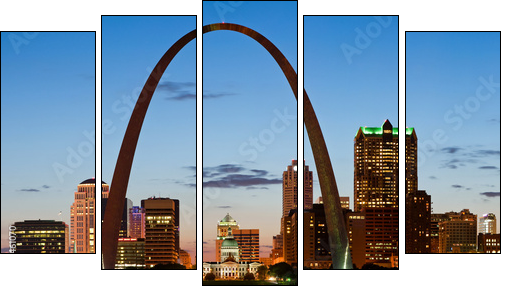 St. Louis – łuk triumfu miasta
 - Obraz pięcioczęściowy, Pentaptyk