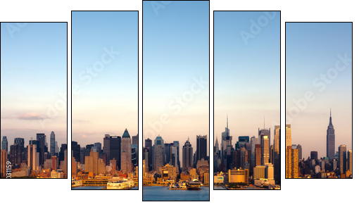 Nowy York – Stany na horyzoncie
 - Obraz pięcioczęściowy, Pentaptyk