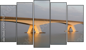 Niekończący się most
 - Obraz pięcioczęściowy, Pentaptyk