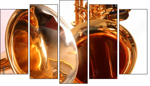 Trompete und Saxofon  - Obraz pięcioczęściowy, Pentaptyk