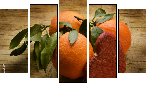 Appelsiner pÃ¥ jakt etter ekte kjÃ¦rlighet  - Obraz pięcioczęściowy, Pentaptyk