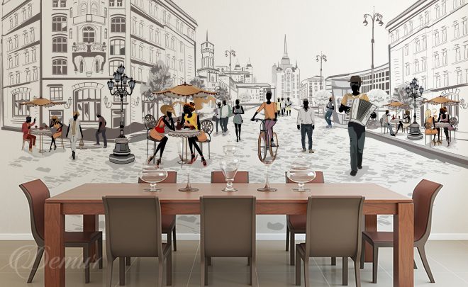 Paryskie-kawiarenki-do-kawiarni-fototapety-demur