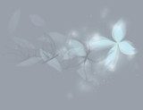 Blue butterfly / Dreams and sketches are coming alive  Motyle Fototapeta