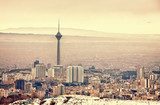 Tehran Skyline  Miasta Obraz
