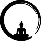 Enso Zen, Meditation, Buddha  Orientalne Fototapeta
