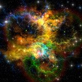 Ribbon Nebula  Fototapety Kosmos Fototapeta